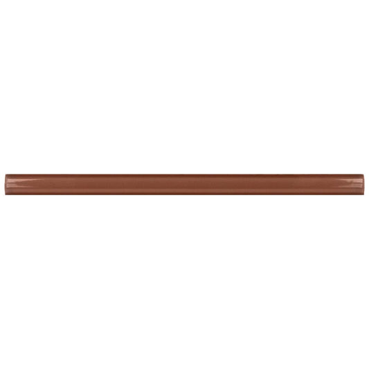 Red Glossy Ceramic Pencil Tile Trims