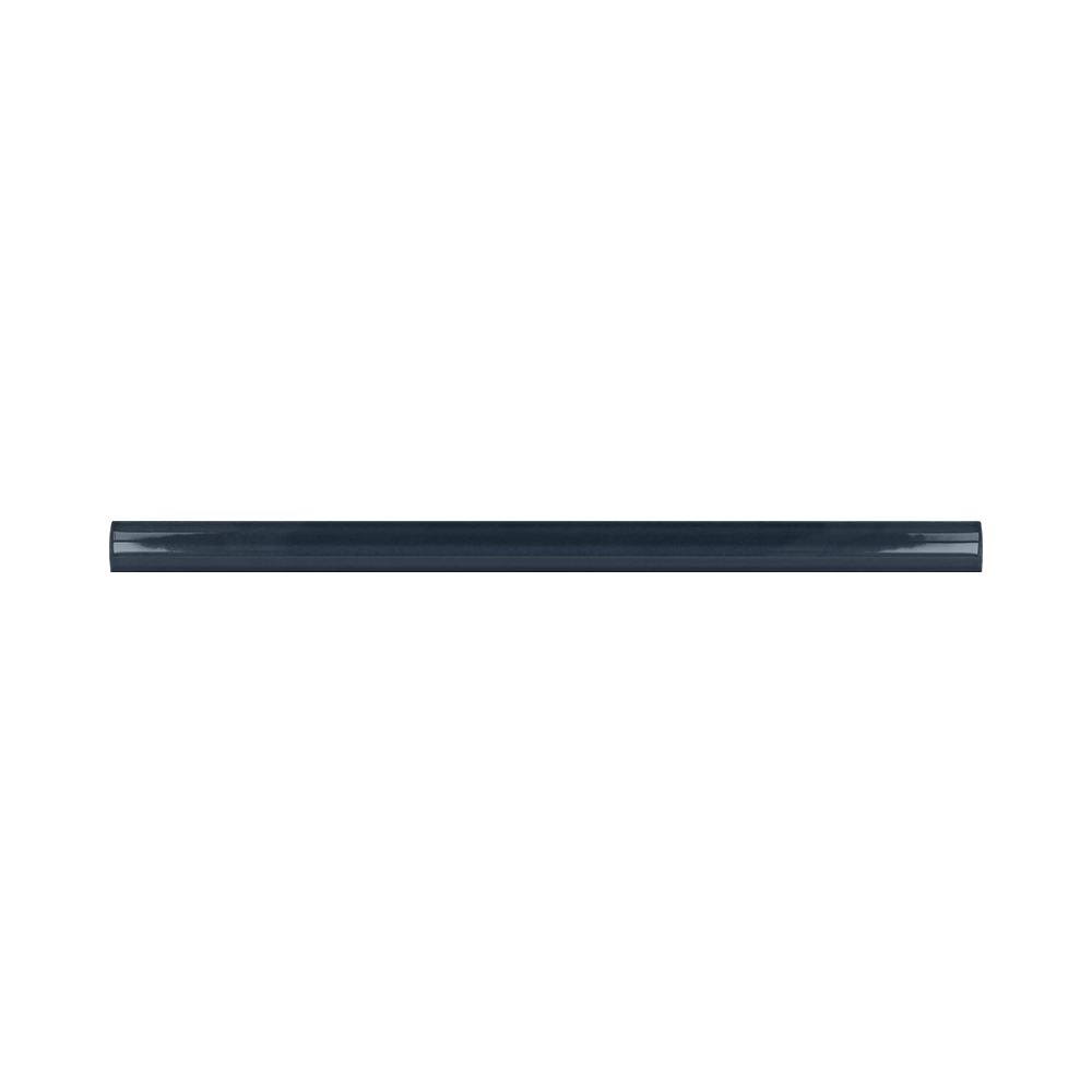 Blue 0.5x8 Glossy Ceramic Pencil Tile Trim (10 pack, 0.3 sq ft/case)