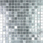 Silver 12x12 Glossy Uniform Square Glass Mosaic Tile (20 pack, 20 sq ft/case)