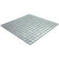 Silver 12x12 Glossy Uniform Square Glass Mosaic Tile (20 pack, 20 sq ft/case)