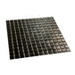 Black 12x12 Uniform Square Glossy Glass Mosaic Tile (20 pack, 20 sq ft/case)