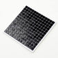 Black 12x12 Uniform Square Glossy Glass Mosaic Tile (20 pack, 20 sq ft/case)