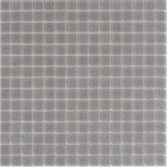 Stone Gray 12x12 Glossy Uniform Square Glass Mosaic Tile (20 pack, 20 sq ft/case) - Sample