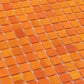 Fire Orange 12x12 Glossy Uniform Square Glass Mosaic Tile (20 pack, 20 sq ft/case)