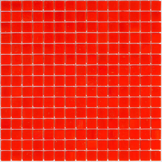 Candy Apple Red 12x12 Glossy Uniform Square Glass Mosaic Tile (20 pack, 20 sq ft/case) - Sample
