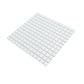 Rice White 12x12 Glossy Uniform Square Glass Mosaic Tile (20 pack, 20 sq ft/case)