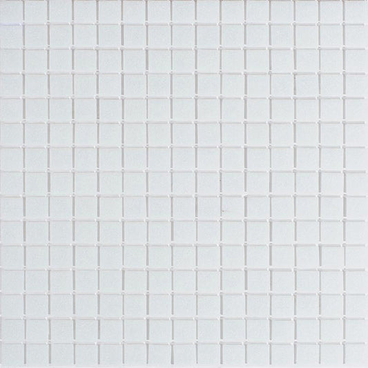 Pearl White 12x12 Glossy Uniform Square Glass Mosaic Tile (20 pack, 20 sq ft/case) - Sample