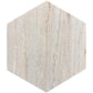Creamy Beige 10x10 Polished Hexagon Crystal Sand Honed Tile (5 pack, 2.95 sq ft/case)