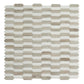 Warm Beige Thassoss White 12x12 Polished Picket Crystal Sand Mosaic Tile (5 pack, 5.3 sq ft/case)