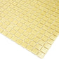 Cream Beige 12x12 Uniform Square Glossy Glass Mosaic Tile (20 pack, 20 sq ft/case)