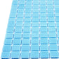 Aqua Blue 12x12 Glossy Uniform Square Glass Mosaic Tile (20 pack, 20 sq ft/case)