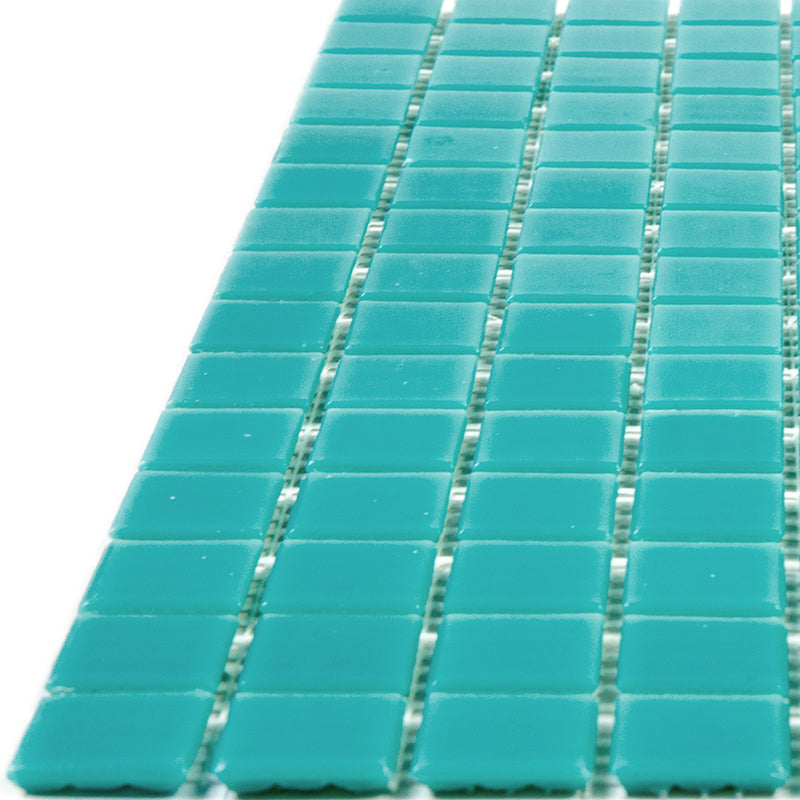 Ice Green 12x12 Glossy Uniform Square Glass Mosaic Tile (20 pack, 20 sq ft/case) - Sample