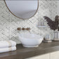 Gray White 12x15 Polished Multi-shaped Marble Mosaic Tile (5 pack, 6.18 sq ft/case) - Sample
