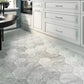 Gray 10x10 Honed Hexagon Marble Tile (5 pack, 2.95 sq ft/case) - Sample