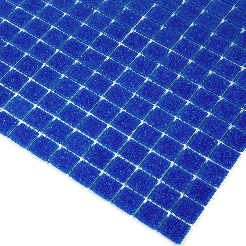 Cerulean Blue 12x12 Glossy Uniform Square Glass Mosaic Tile (20 pack, 20 sq ft/case)