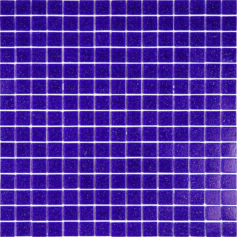 Cobalt Blue 12x12 Glossy Uniform Square Glass Mosaic Tile (20 pack, 20 sq ft/case)