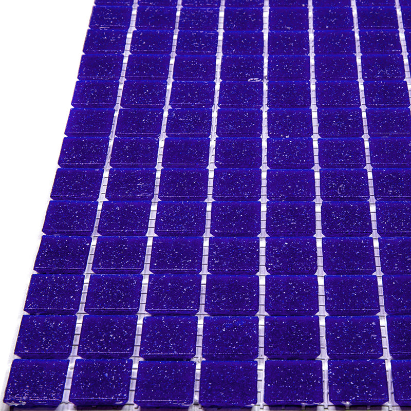 Cobalt Blue 12x12 Glossy Uniform Square Glass Mosaic Tile (20 pack, 20 sq ft/case) - Sample
