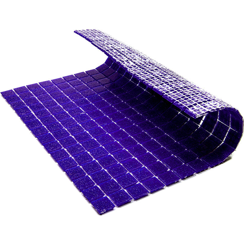 Cobalt Blue 12x12 Glossy Uniform Square Glass Mosaic Tile (20 pack, 20 sq ft/case) - Sample