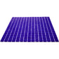Cobalt Blue 12x12 Glossy Uniform Square Glass Mosaic Tile (20 pack, 20 sq ft/case)