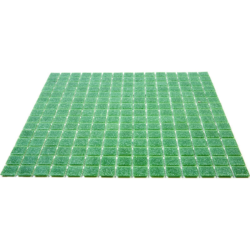 Sea Green 12x12 Glossy Uniform Square Glass Mosaic Tile (20 pack, 20 sq ft/case) - Sample