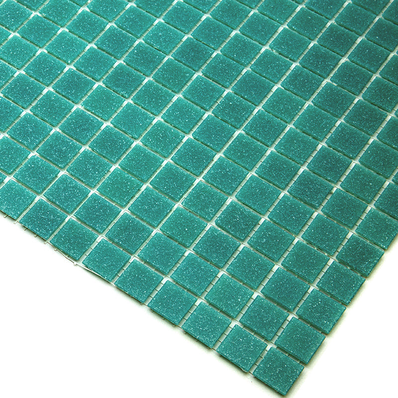 Jade Green 12x12 Glossy Uniform Square Glass Mosaic Tile (20 pack, 20 sq ft/case) - Sample