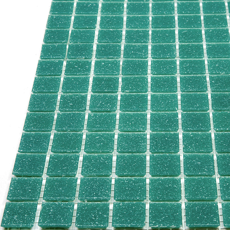Jade Green 12x12 Glossy Uniform Square Glass Mosaic Tile (20 pack, 20 sq ft/case)
