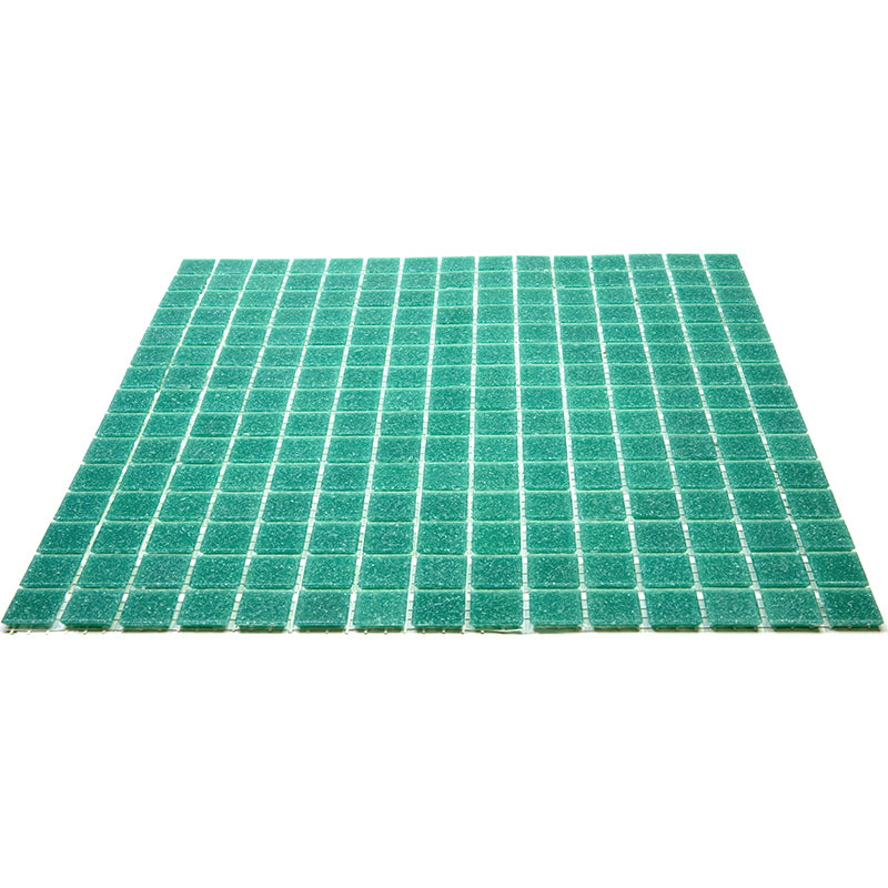 Jade Green 12x12 Glossy Uniform Square Glass Mosaic Tile (20 pack, 20 sq ft/case)