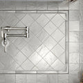 Cloud Gray 4x4 Glossy Matte Subway Ceramic Tile (60 pack, 6.48 sq ft/case)