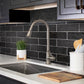 2X8 Black Ceramic Subway Tile