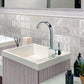 4x4 Cloud Gray Mosaic Tile
