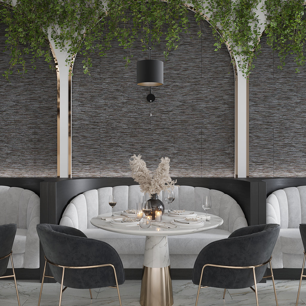 Black 24x48 Textured Porcelain Large Format Tile (2 pack, 15.29 sq ft/case)