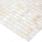 12x12 Shell White Square Mosaic Tile