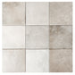 Zahara 6x6 Cool Gray Porcelain Zellige Square Wall and Floor Tile (22 Pack, 5.38 sq ft/case) - Sample