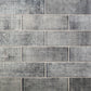 12x12 Coin Gray Glass Subway Tile