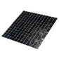 Black 12x12 Glossy Glass Uniform Square Mosaic Tile (20 pack, 20 sq ft/case)