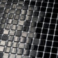 Black 12x12 Glossy Glass Uniform Square Mosaic Tile (20 pack, 20 sq ft/case)