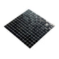 Black 12x12 Glossy Glass Uniform Square Mosaic Tile (20 pack, 20 sq ft/case)