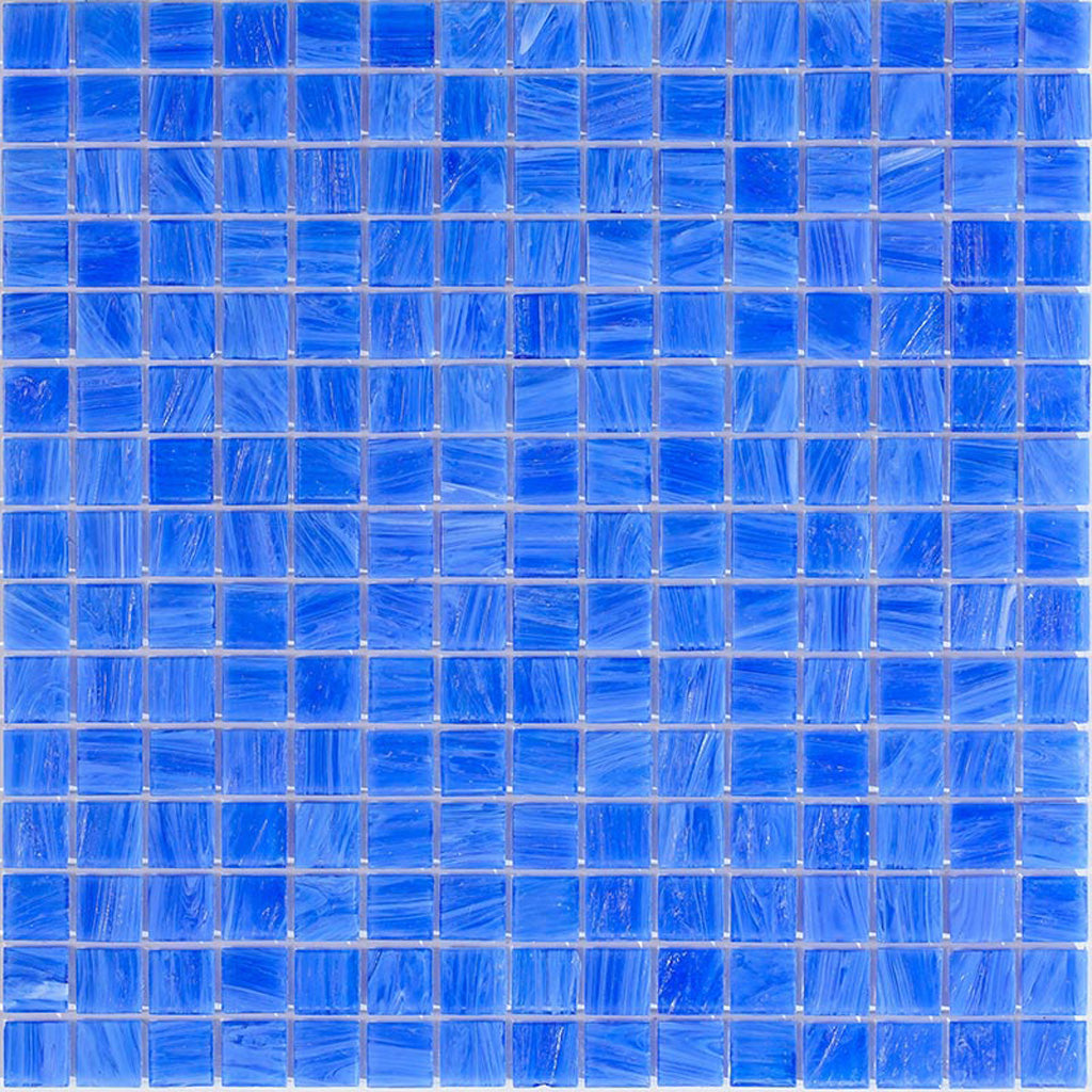 Ultramarine Blue 12x12 Glossy Uniform Square Glass Mosaic Tile (20 pack, 20 sq ft/case) - Sample