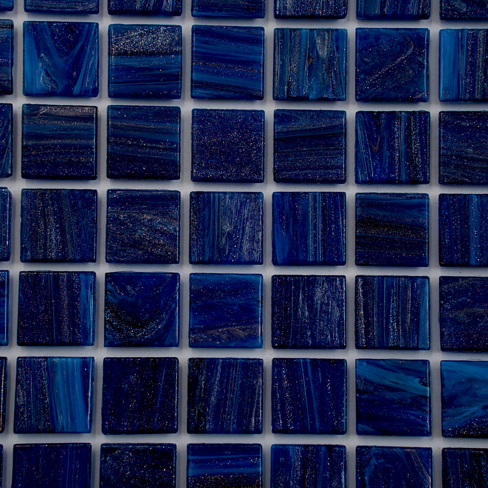 Egyptian Blue 12x12 Glossy Uniform Square Glass Mosaic Tile (20 pack, 20 sq ft/case)