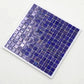 Royal Blue Gold 12x12 Glossy Uniform Square Glass Mosaic Tile (20 pack, 20 sq ft/case)