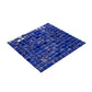 Royal Blue Gold 12x12 Glossy Uniform Square Glass Mosaic Tile (20 pack, 20 sq ft/case)