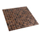 Bronze 12x12 Glossy Uniform Square Glass Mosaic Tile (20 pack, 20 sq ft/case)