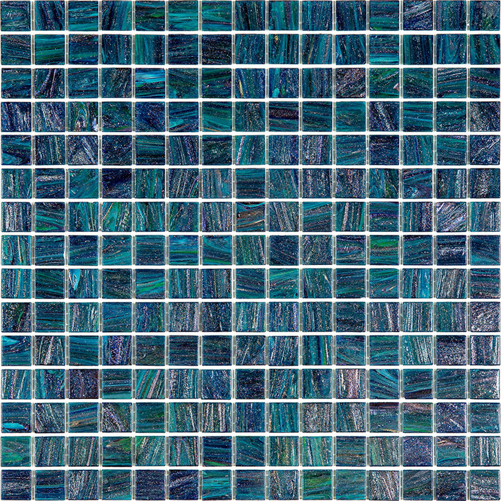 Pine Green 12x12 Glossy Uniform Square Glass Mosaic Tile (20 pack, 20 sq ft/case) - Sample