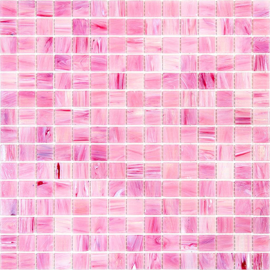Light Red 12x12 Uniform Square Glossy Glass Mosaic Tile (20 pack, 20 sq ft/case) - Sample