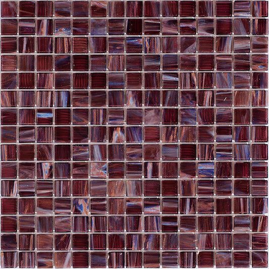 Bulgarian Red 12x12 Glossy Uniform Square Glass Mosaic Tile (20 pack, 20 sq ft/case) - Sample