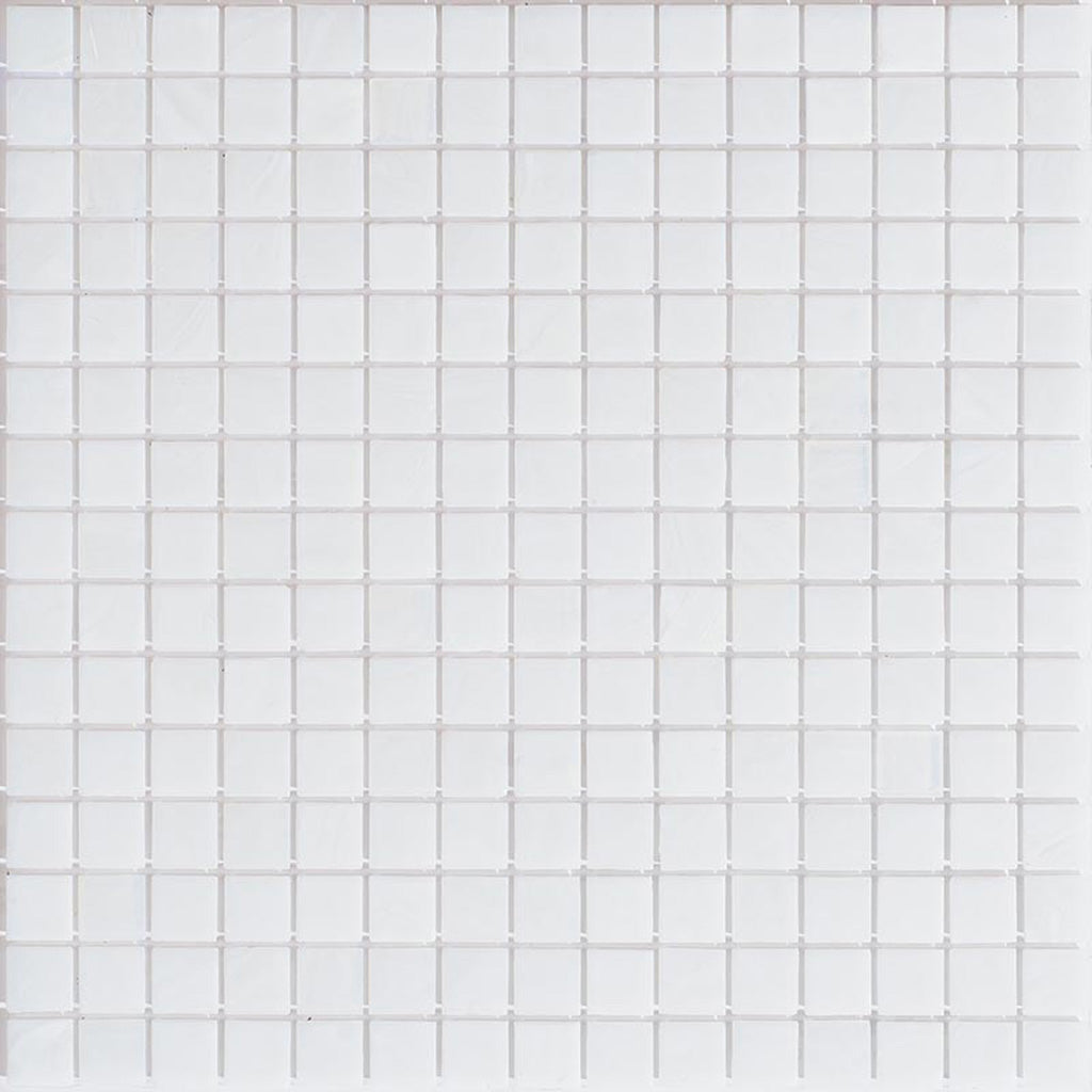 White Dove Glossy Glass Mosaic Tile