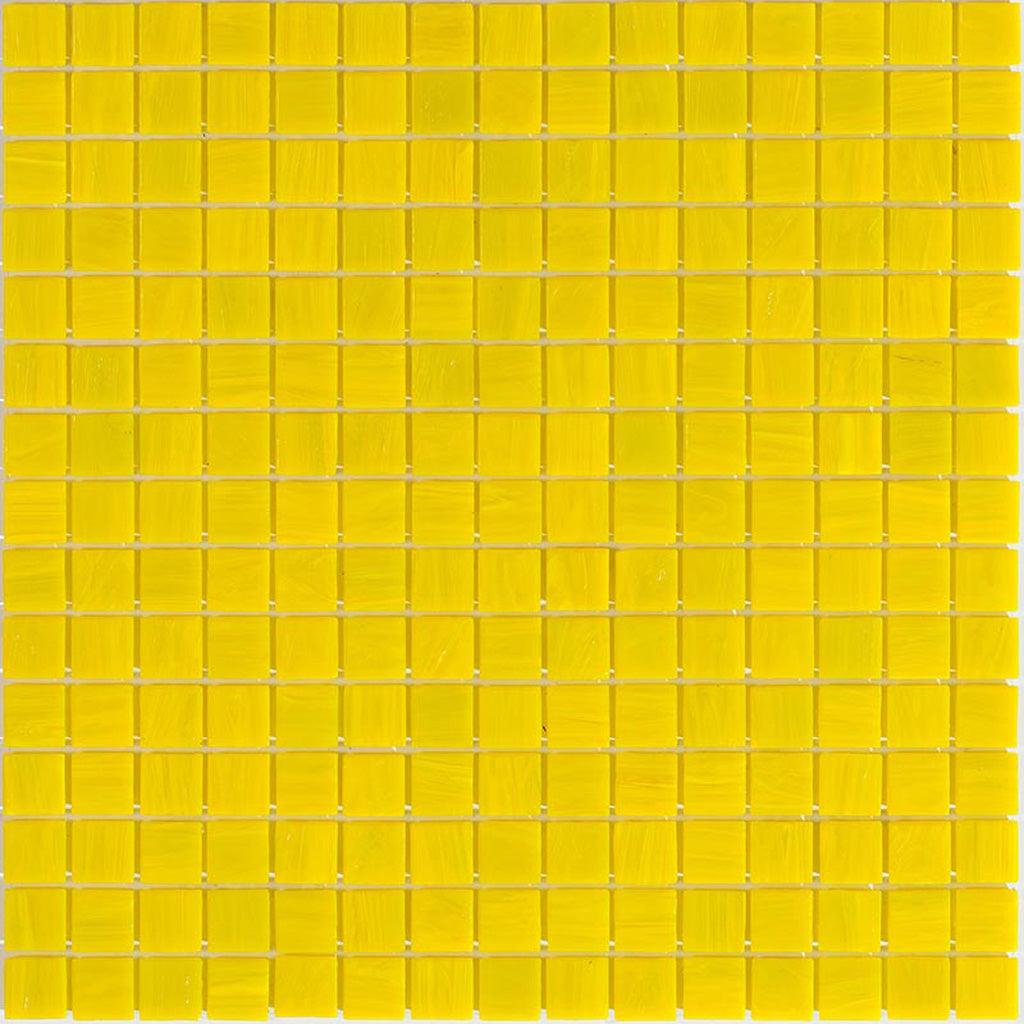 Canary Yellow 12x12 Glossy Uniform Square Glass Mosaic Tile (20 pack, 20 sq ft/case) - Sample