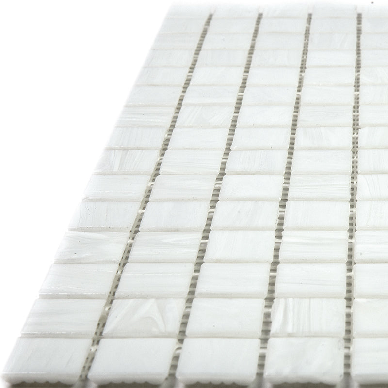 White Dove 12x12 Glossy Uniform Square Glass Mosaic Tile (20 pack, 20 sq ft/case)
