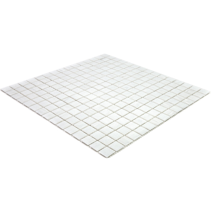 White Dove 12x12 Glossy Uniform Square Glass Mosaic Tile (20 pack, 20 sq ft/case)