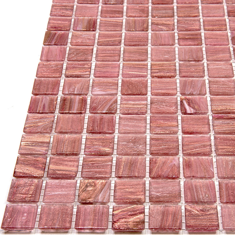 Deep Indian Red 12x12 Glossy Uniform Square Glass Mosaic Tile (20 pack, 20 sq ft/case)